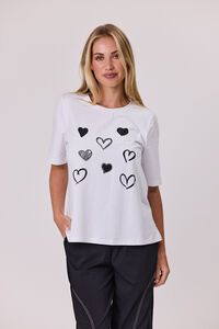 Classified Heart Trim Tee