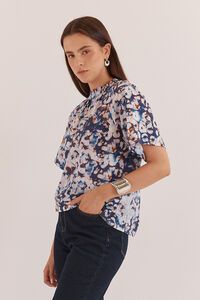 Sass Anika Frill Neck Blouse