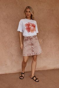 Sass Tipo Wave Denim Skirt