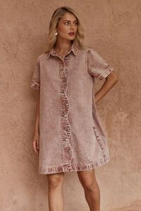 Sass Pepe Wave Denim Dress