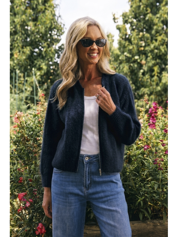 Italian Star Luxe Mohair Bomber