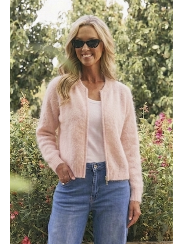 Italian Star Luxe Mohair Bomber