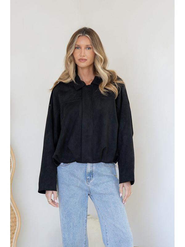Smaibulun Yuzu Suede Bomber Jacket