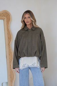 Smaibulun Yuzu Suede Bomber Jacket