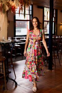 Seduce Rumi Portrait Dress