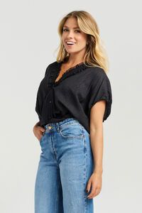 Nmbr Rose Fern Top