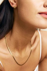 Edblad Herringbone Chain 45cm Gold Necklace