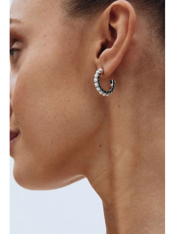 Edblad Lilo Hoops Large Silver Earring