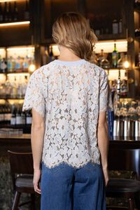 Amaya Helen T-Shirt Lace Blue