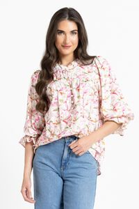 Seeking Lola Spring Watercolour Celia Blouse