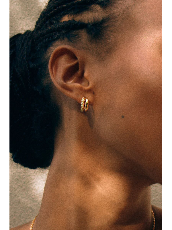 Edblad Grace Gold Hoop Earrings