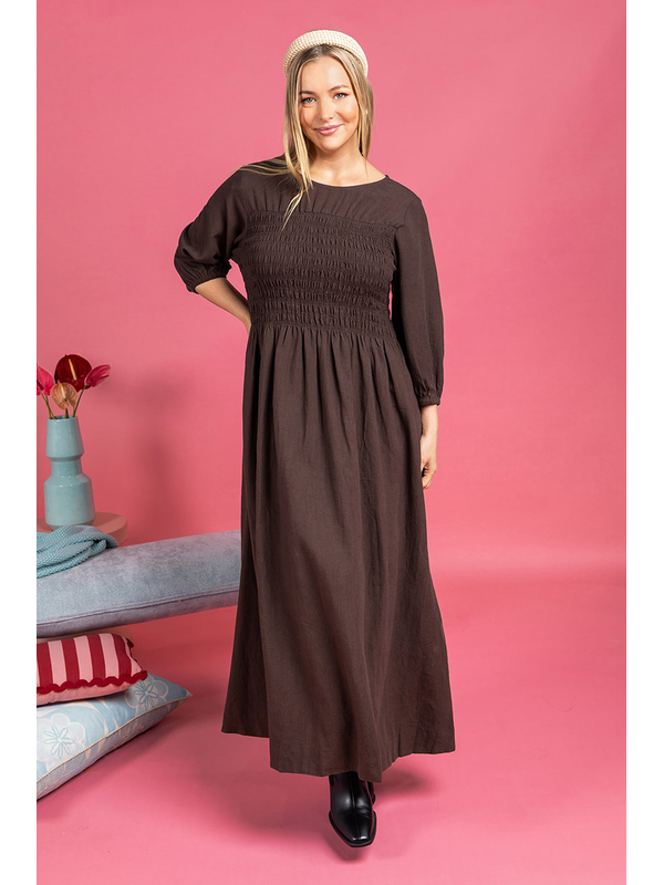 Elm Nora Shirred Dress