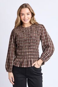 Foxwood Coco Check Top
