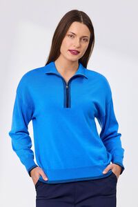 Newport Cruz Zip Placket Merino Jumper