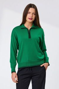 Newport Cruz Zip Placket Merino Jumper