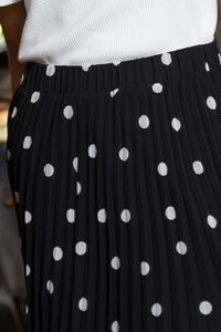 Amaya Nicola Maxi Skirt Spot Black