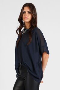 Storm Relaxed Sheer Short Sleeve Top 