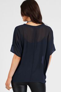 Storm Relaxed Sheer Short Sleeve Top 