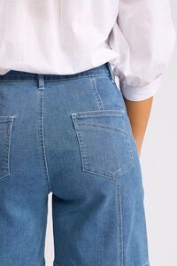 Vassalli Raven Double Pocket Denim Short - Blue Hue