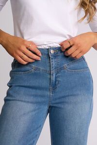 Vassalli Apollo Barrel Ankle Grazer Jean - Vintage Denim