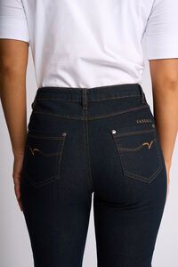 Vassalli Alfa Slim Contrast Stitch Denim Short