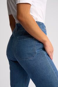 Vassalli Daily Straight Ankle Grazer Jean - Blue Hue
