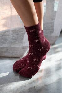 Antler Merlot Bow Sock