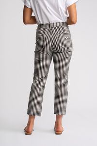 Vassalli Tint Slim 7-8 Back Elastic Pull On Pant- Gingham