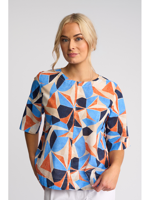 Vassalli Athena Round Neck Top - Row