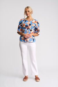 Vassalli Athena Round Neck Top - Row