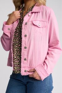 Vassalli Aura Frayed Seams Jacket