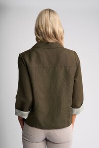 Vassalli Honey Stripe Cuff Jacket
