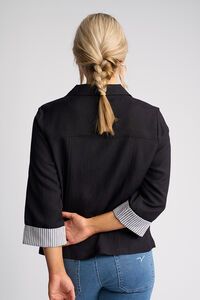 Vassalli Honey Stripe Cuff Jacket