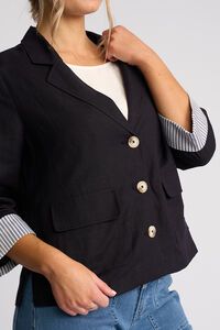 Vassalli Honey Stripe Cuff Jacket