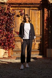 Vassalli Oxford Slim Ankle Grazer Elastic Pant
