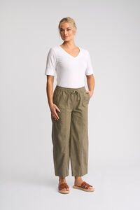 Vassalli Dione Barrel Leg Ankle Grazer Pant