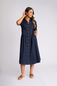 Vassalli Addie Button Up Front Dress
