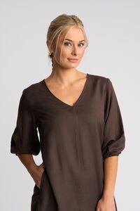 Vassalli Newman Plain V Neck Dress