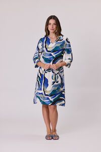 Democracy Swirl Print Dress