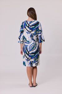 Democracy Swirl Print Dress