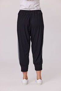 Democracy Ease Stripe Side Panel Knit Pant