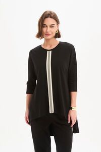 Tirelli Stripe Front 3/4 Sleeve Tee