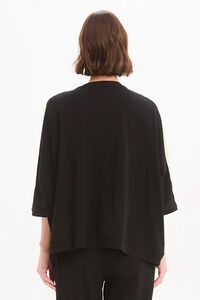 Tirelli Oversized 3/4 Stripe Sleeve Tee