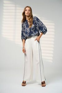 Madly Sweetly Blueprint Blouse - PREORDER