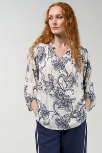 Madly Sweetly Blueprint Blouse - PREORDER