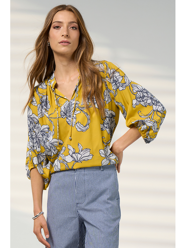 Madly Sweetly Blueprint Blouse - PREORDER