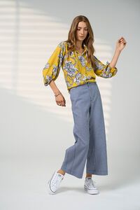 Madly Sweetly Blueprint Blouse - PREORDER