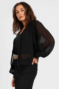 Storm Mesh Long Sleeve Bomber