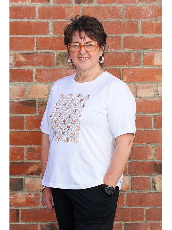 Democracy Diamante Trim T-Shirt