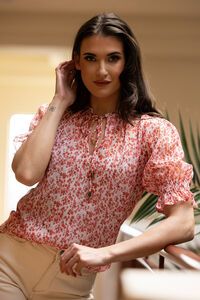 Leila + Luca Scarlett Blossom Honey Blouse